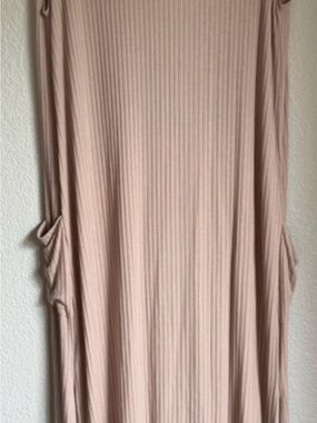 Blueheaven Ribbed Maxi Dress in Dusty Rose